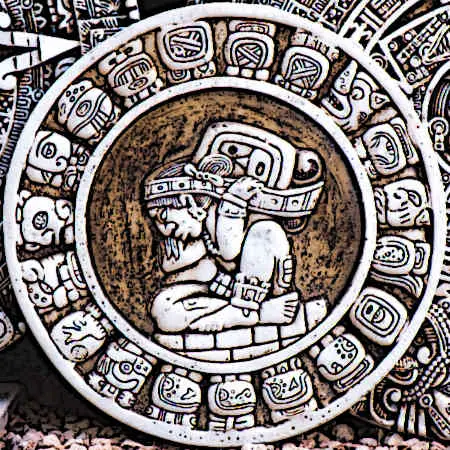 Mayan Science Zodiac Circle Calendar
